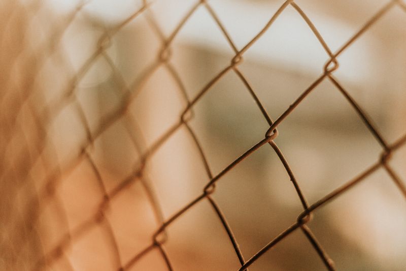 Chain link fence installation